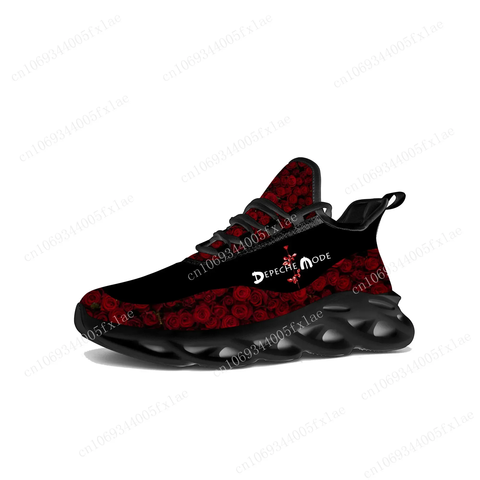 

Depeche Rock Band Mode Flats Sneakers Mens Womens Pop Sports Running Shoe Sneaker Lace Up Mesh Footwear Tailor-made Shoe Black