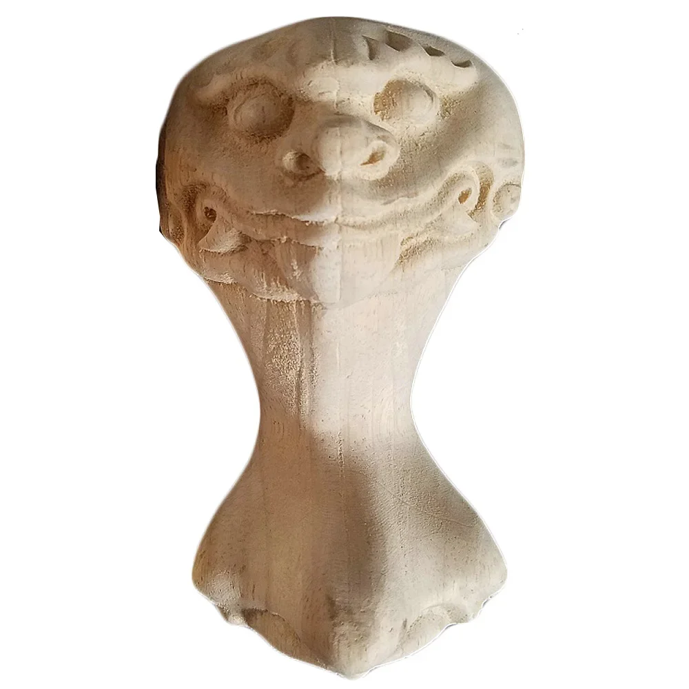 1 قطعة 12-18 سنتيمتر منحوتة خزانة أريكة خزانة الشاي السرير الحمام النمط الأوروبي خشب متين الجدول قدم إكسسوارات ديكور منزلي