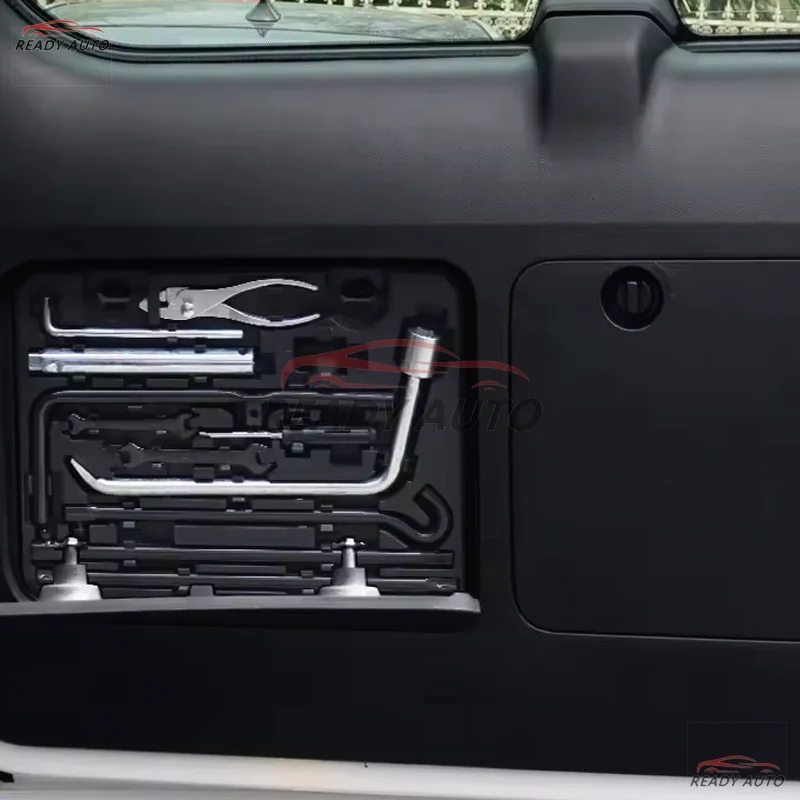 Tailgate Trunk Emergency Toolbox LC150 Interior Upgraded Accessories Modification For 2010-2023 Toyota Land Cruiser Prado150  ﻿