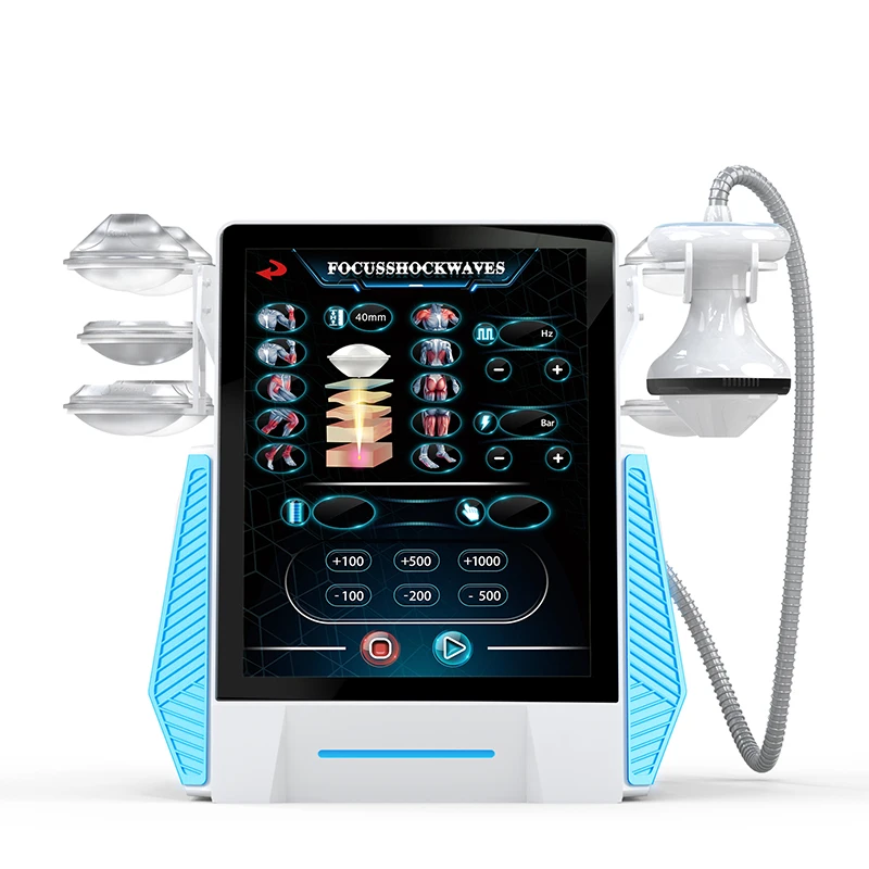 Focus shockwaves focused shock wave Relieve pain Promote blood circulation physiotherapy Relieve pain machine