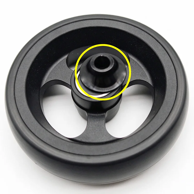 A Pair of Universal Aluminum Alloy Front Wheel Spacers for Sports Wheelchairs