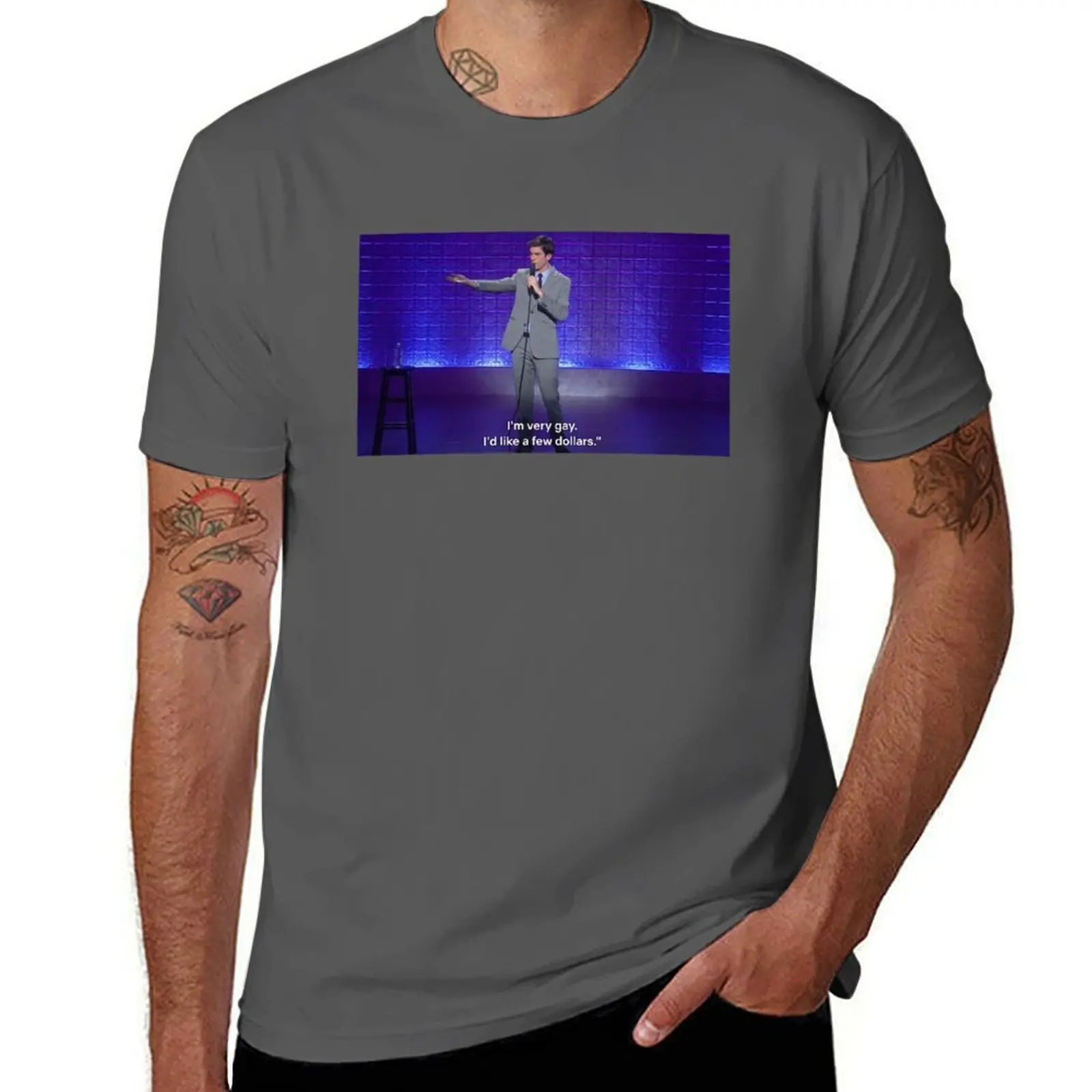 John Mulaney T-Shirt t shirt for man g man t shirts for men T-Shirt