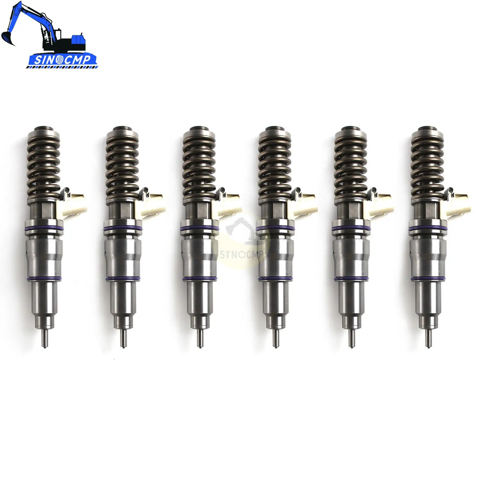 6PCS Fuel Injectors 85144518 85020429 For Volvo 2016 VNL 670 Mack D13 MP8 US14