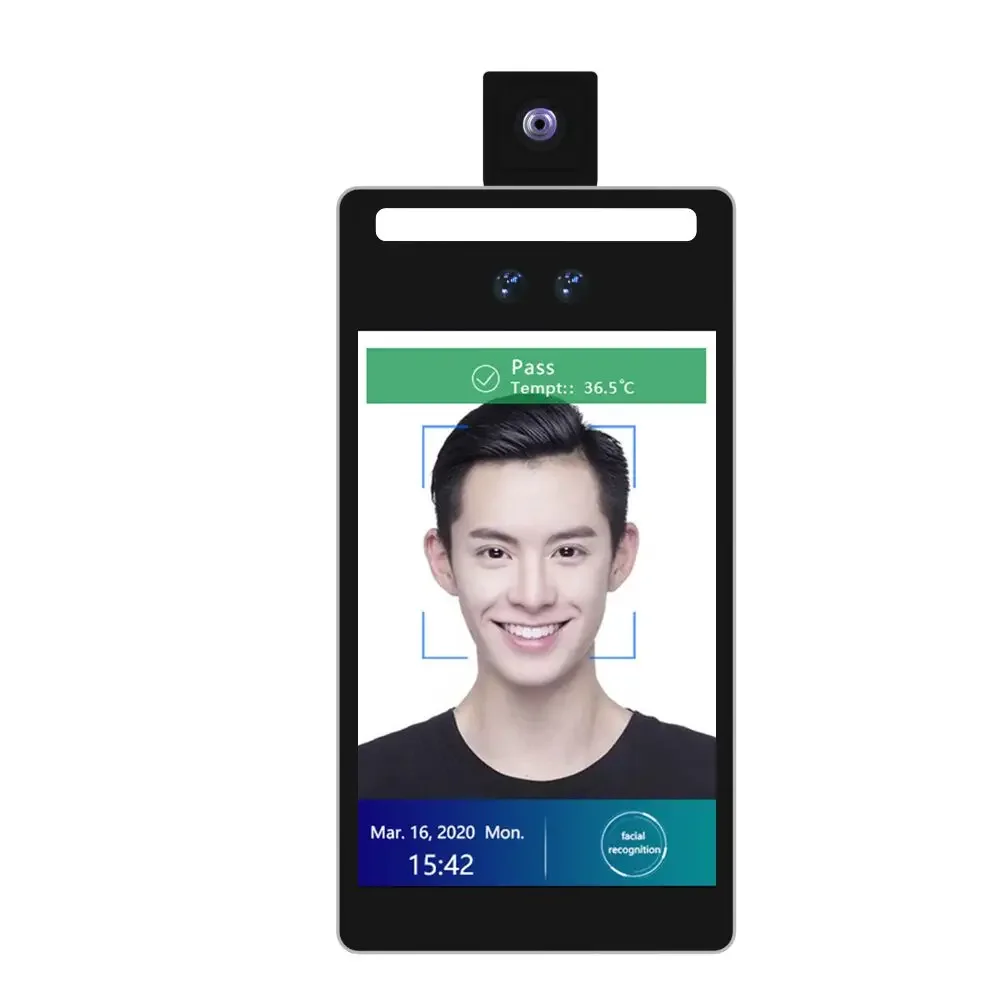 F2-H Face Biometric Attendance Management System Camera WIFI Face Recognition for Fast Checking the Fever