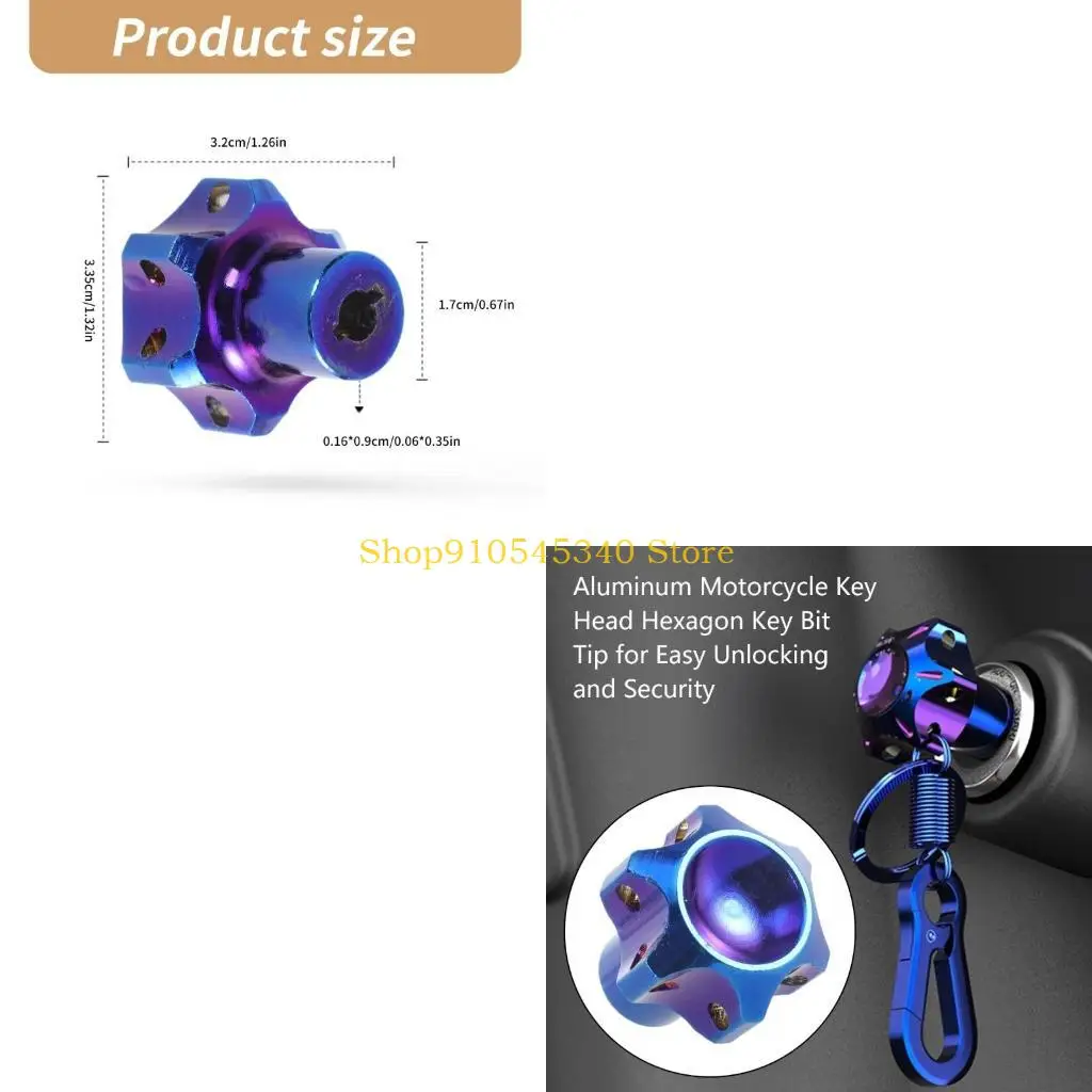 

U2JA Decoration Motorcycle Head for Quick Enthusiasts Enhancing Security