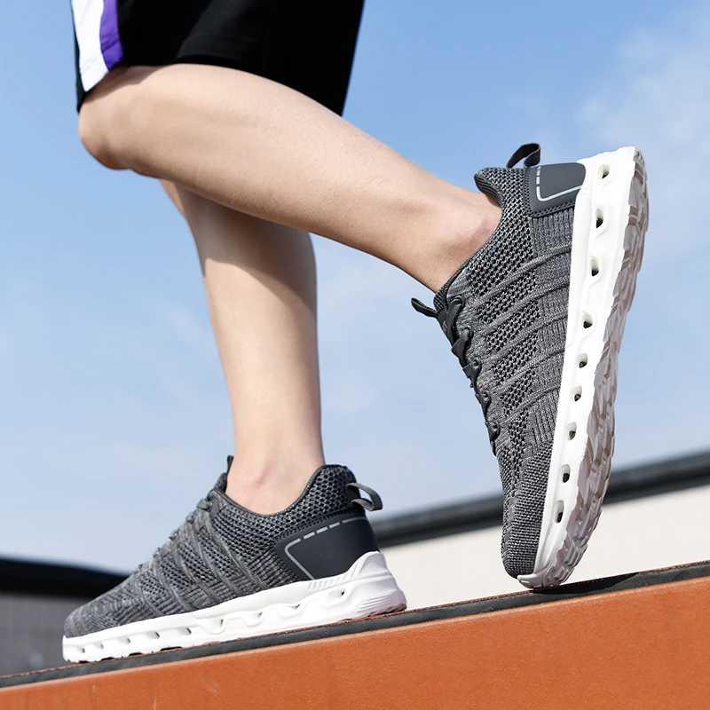 

Mesh Sports Shoes For Men In Summer Breathable Lightweight Summer Mesh Trendy Men's Casual Sports Shoes Student Running Shoes