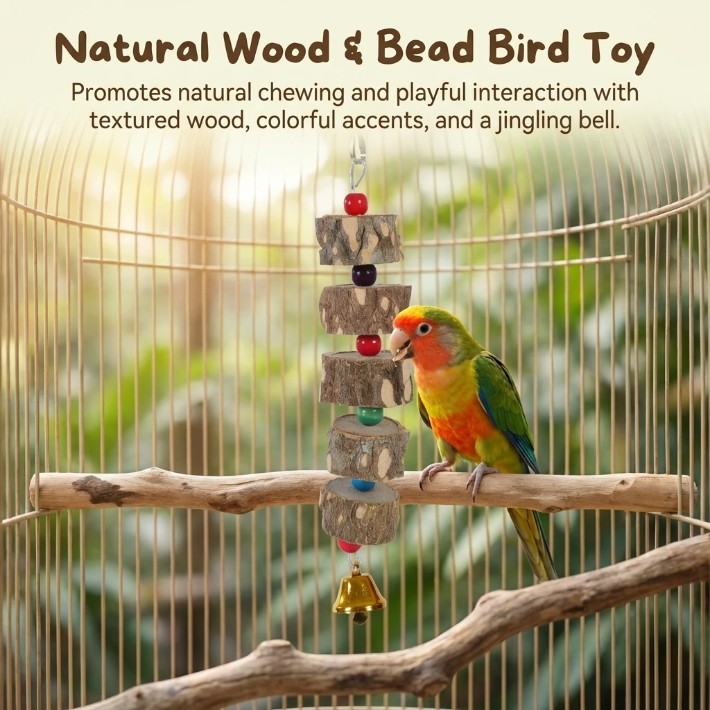 Parrot Chew Toy Volcanic Stone Biting Stick Durable And Safe Natural Material Grinding Toy For Budgerigar Cockatiel Parrots