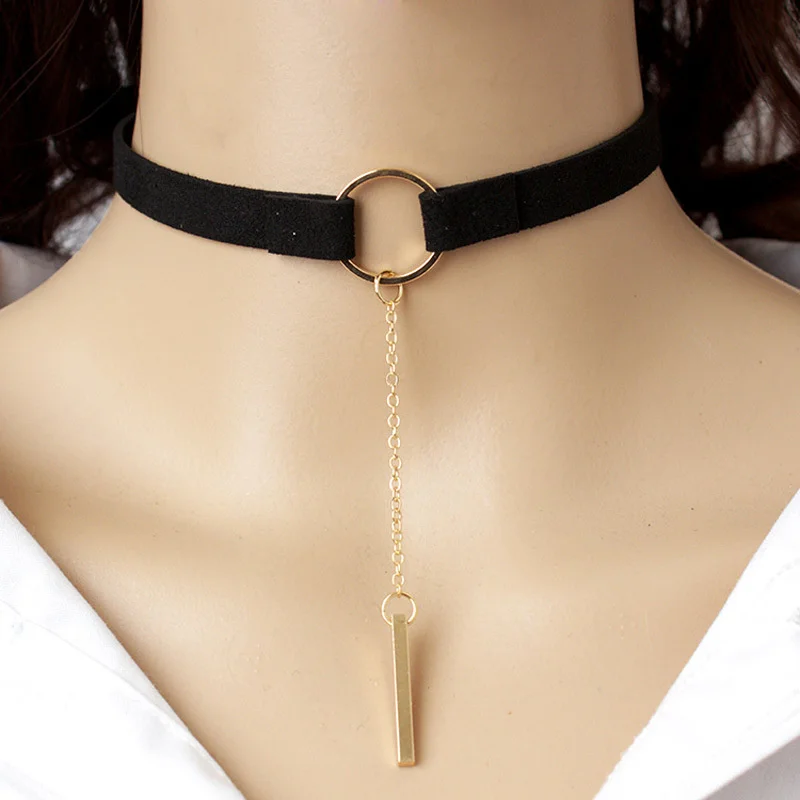 Korean style velvet wide strap accessories pendants necklace collar chain simple fashion velvet necklace