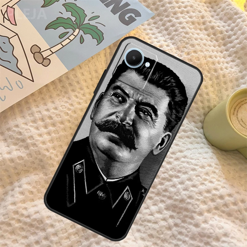 حافظة ستالين الروسية السوفياتية لـ Realme C55 C71 C67 C51 C75 C63 C61 C65 C53 C35 11 12 13 14 Pro Plus GT6 GT7 15 Pro #6