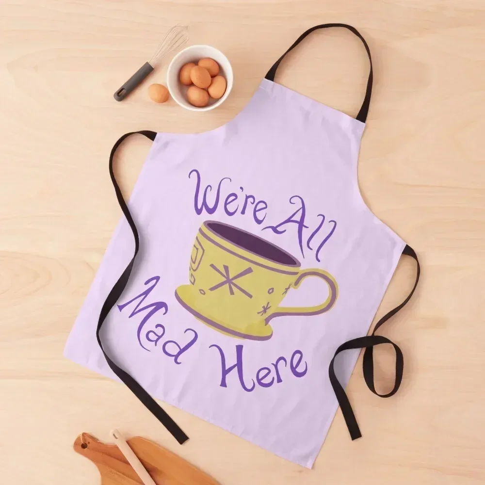 

We're All Mad Here Apron Korean kitchen and home Kitchen And Household Goods Novelties Kitchen And Home Apron