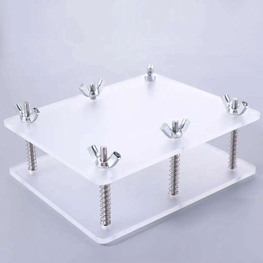 Flatten Tool Card Press Tool Transparent Stainless Steel Card Correcting Device Repairing Device Acrylic Card Bending Corrector