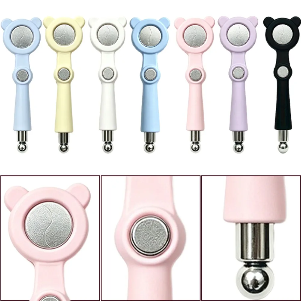 Bear Shaped Multi Function Nail Magnet Pentagram Petals Effect Super Strong Cat Eye Nail Magnetic Tools DIY Manicure Stick