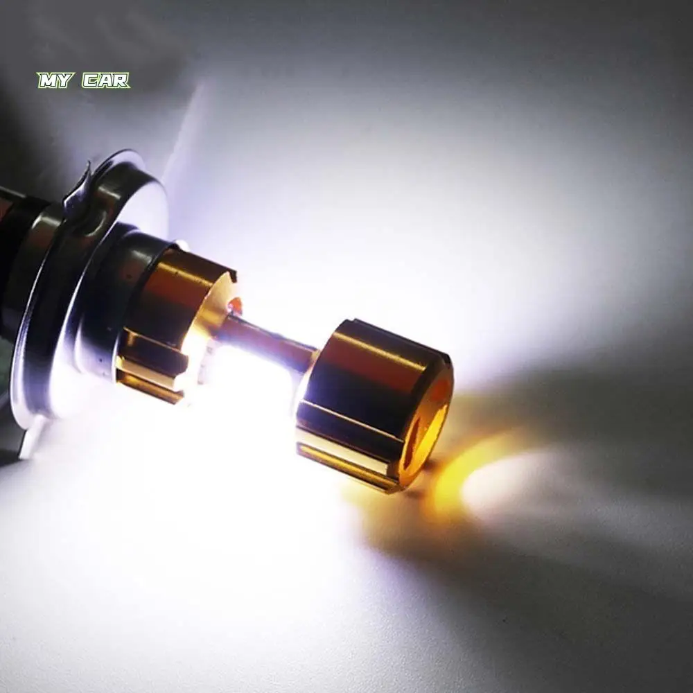 

H6 P15D 12V Motor HeadLamp BA20D Moped Scooter Hi/Lo Beam Light Motorcycle Headlight COB Fog Light Car LED Bulb