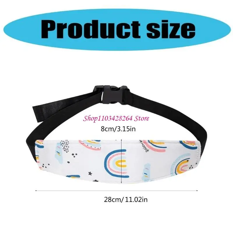 Children Car Safety Seats Headrest Assistance Straps Soft Support Ages 3 to 12