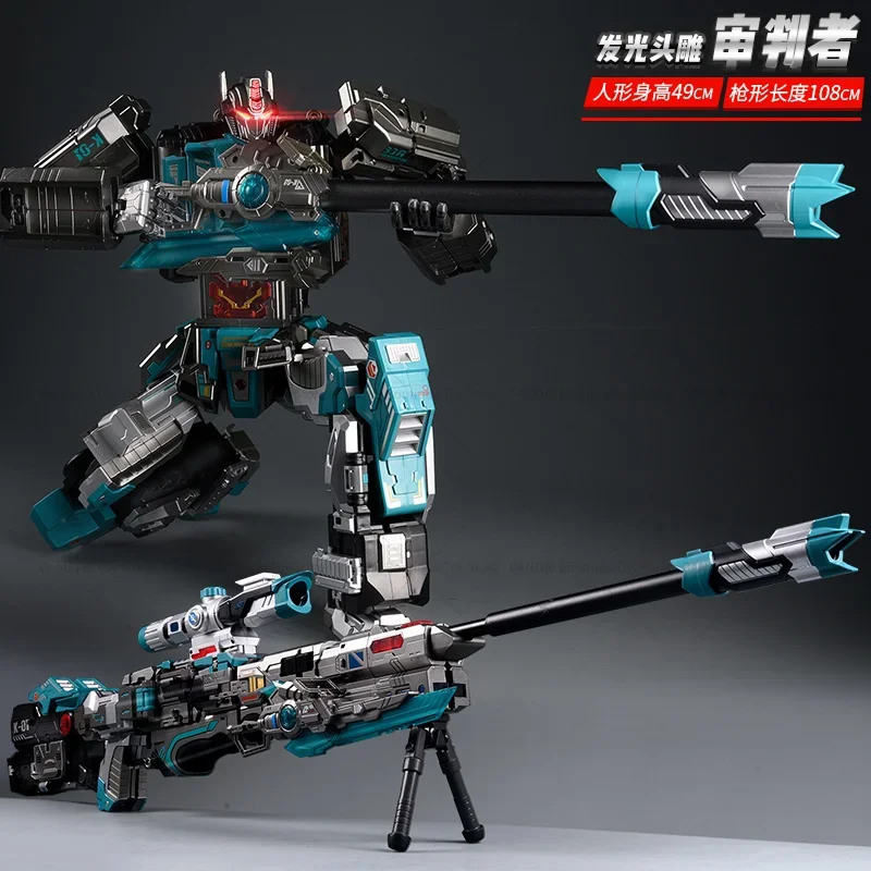 

In Stock [72 Hours Shipping] NBK Sniper Rifle Gatling Judge Transformation Robot K-SR01-04 Action Figure Toy Soft Bullet Gun