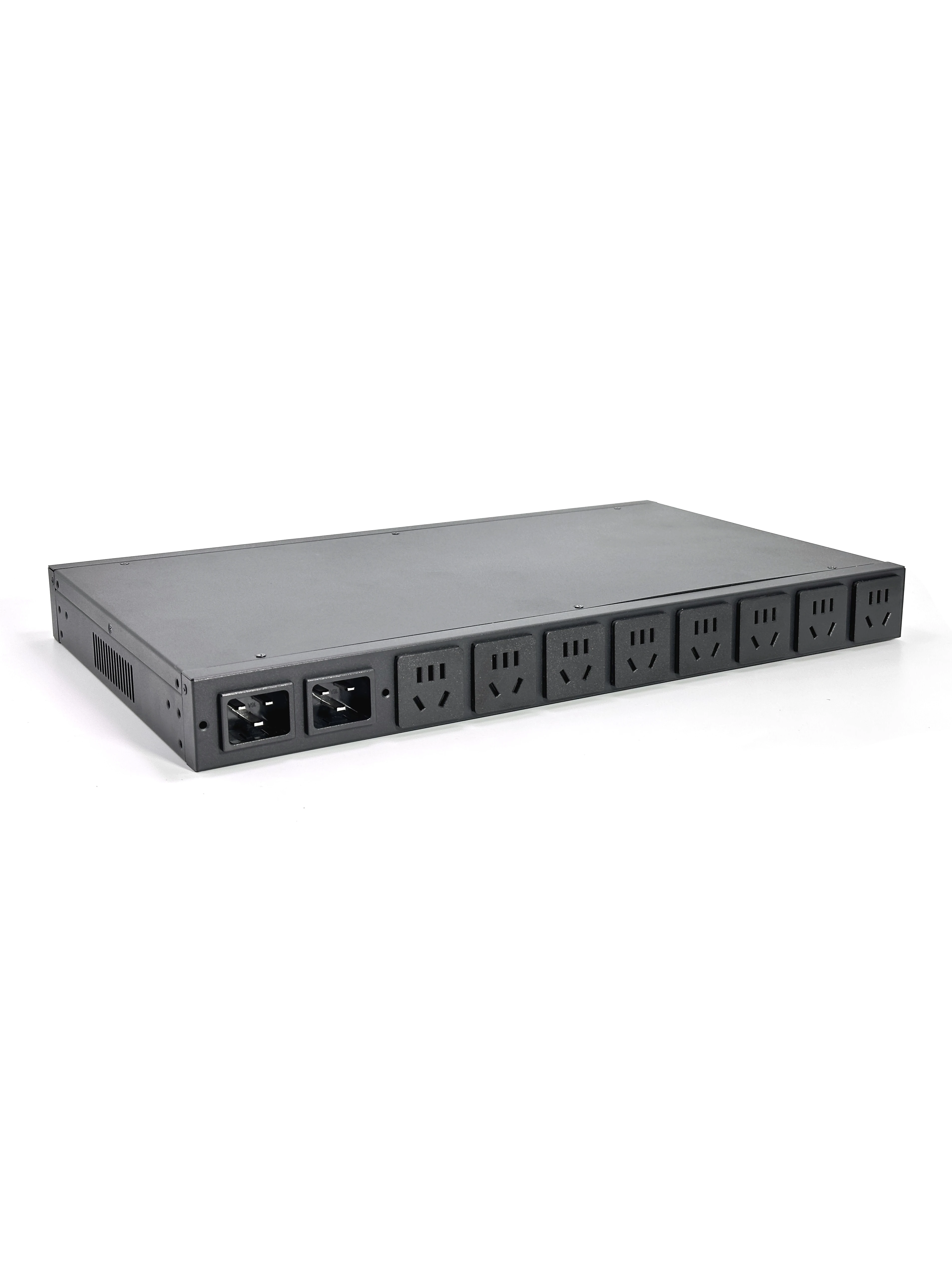 Источники бесперебойного питания ATS PDU 1U 10A 2200W с функцией статического переключения, MODBUS, IPv4, защита от сбоев питания