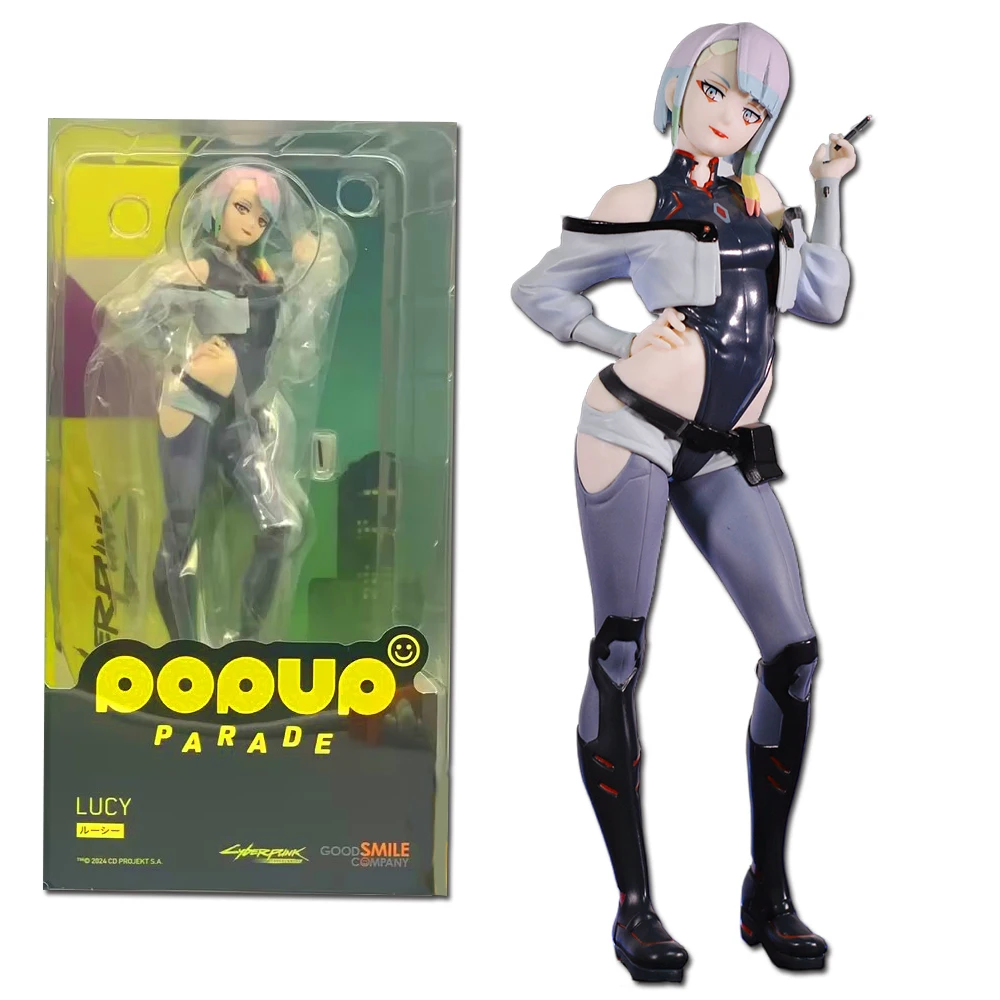 22cm Pop Up Parade Cyberpunk Edgerunners Rebecca David Lucy Action Figure Anime Statue Model Collection Doll Toy Birthday Gifts