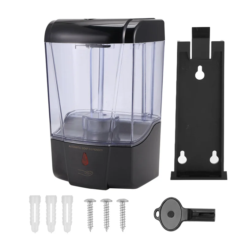 

A36F Hot Automatic Soap Dispenser, Touchless Infrared Motion Sensor, 700Ml Wall Mount Hand Free For Bathroom Kitchen Hotel