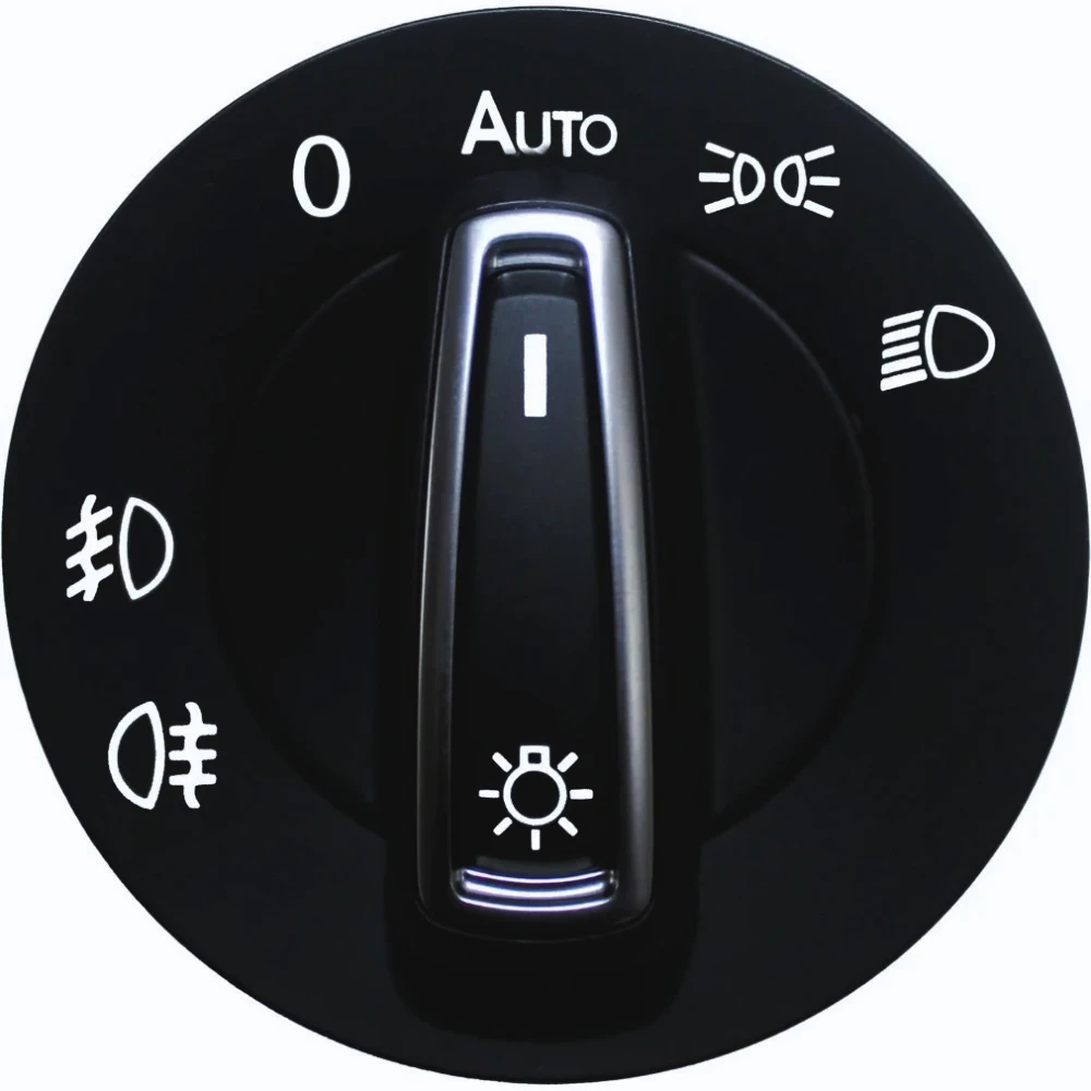 

Interruptor faro coche 14 pines para VW Passat B5 B7 Transporter T5 Polo Tiguan Jetta Golf 4 interruptor luz 3BD 941