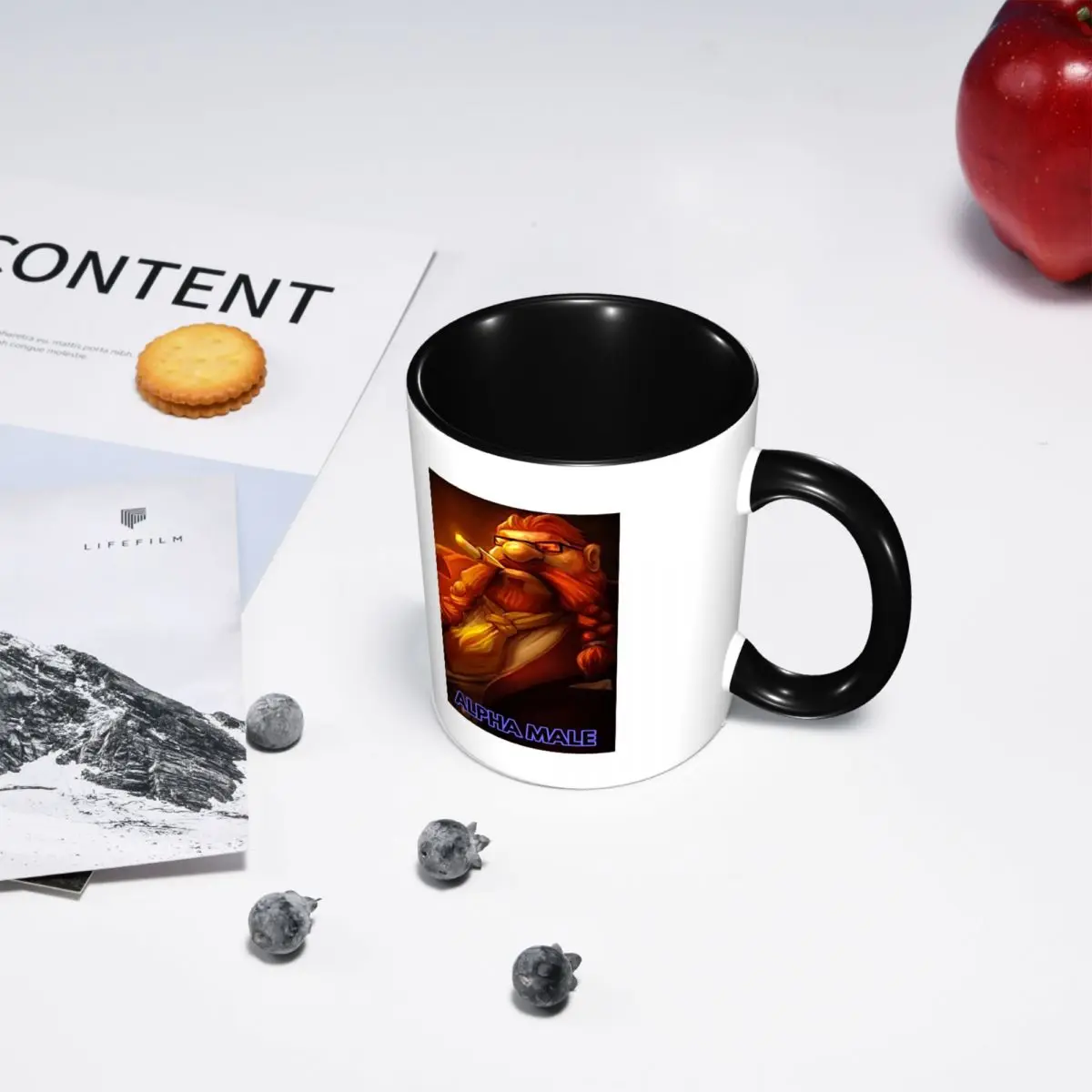 Gragas Alpha Male Mug Funny Ceramic Coffee Cups Tea Mugs Milk Cup Drinkware Gift for Friends