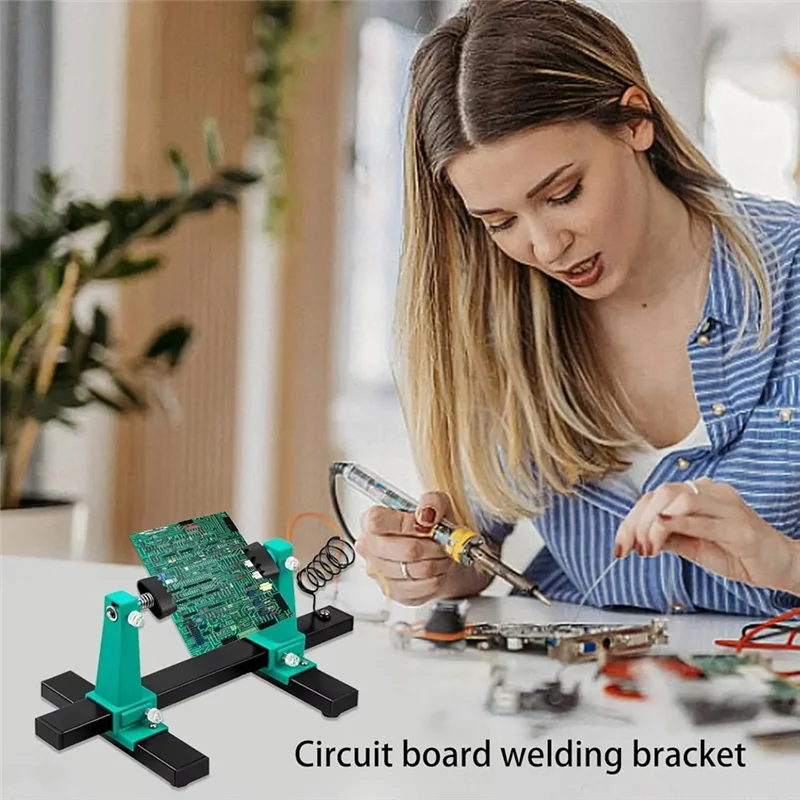 

B84B-Зажим для ремонта сварки материнской платы, железные светильники 360° ° Регулируемый вращающийся держатель печатной платы