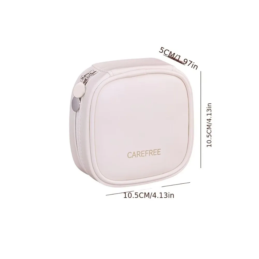 New Portable PU Jewelry Box Small Liner Bag Drawstring Travel Earrings and Rings Organizer Light Lipstick Bag Mini Cosmetic Bag