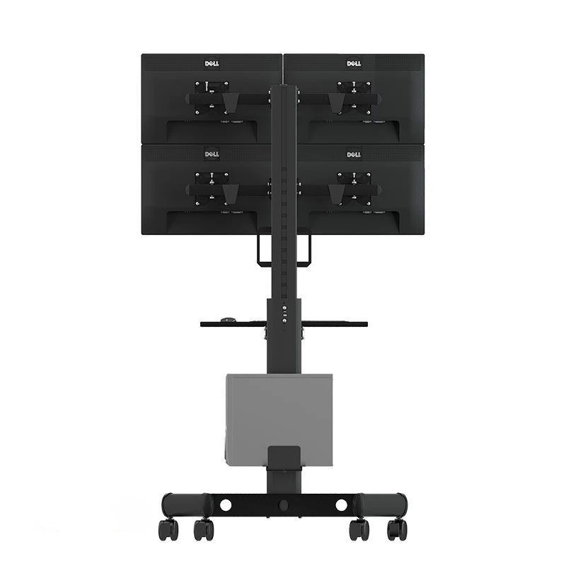 

F4 24-30 inch, four-screen monitor bracket, mobile arm, floor cart, four-screen desktop universal base