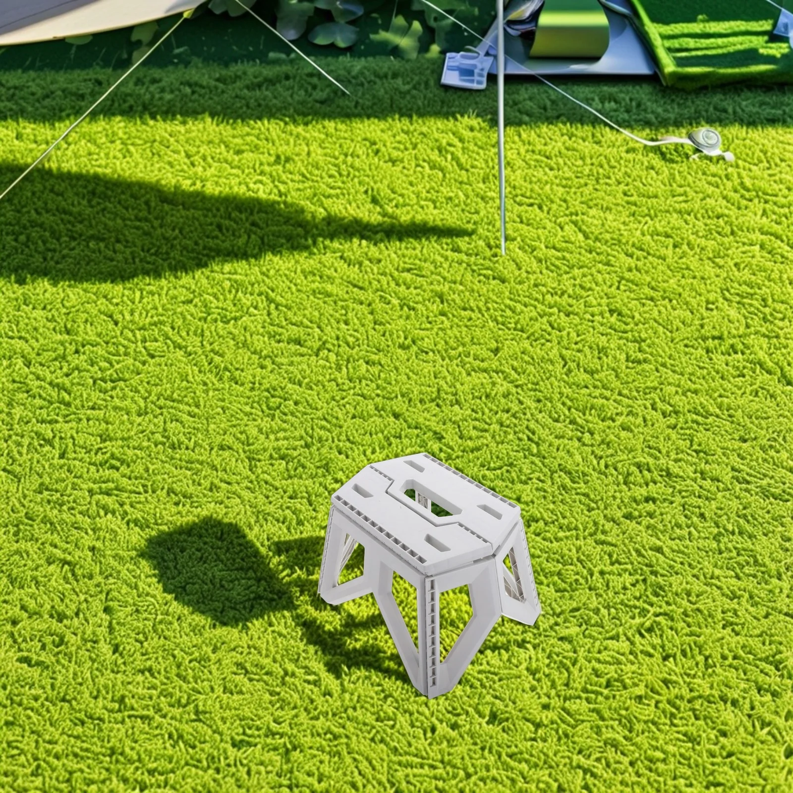 

Portable Folding Stool Lightweight Small Foldable Chair Ideal for Camping Fishing Travel Backpacking Outdoor Seat