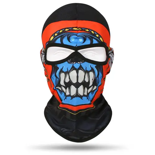 Ski Mask 2 Hole Windproof Balaclava Skull Full Face Mask Men Women Head Neck Warmer Face Cover Motorcycle Cycling Biker Hood Cap - Image 9