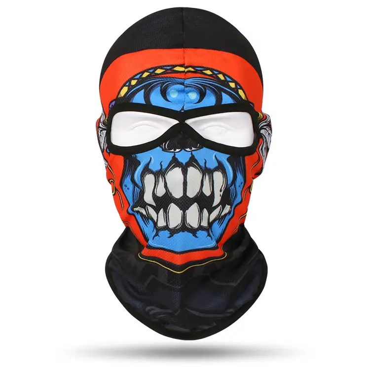 Ski Mask 2 Hole Windproof Balaclava Skull Full Face Mask Men Women Head Neck Warmer Face Cover Motorcycle Cycling Biker Hood Cap - Image 9