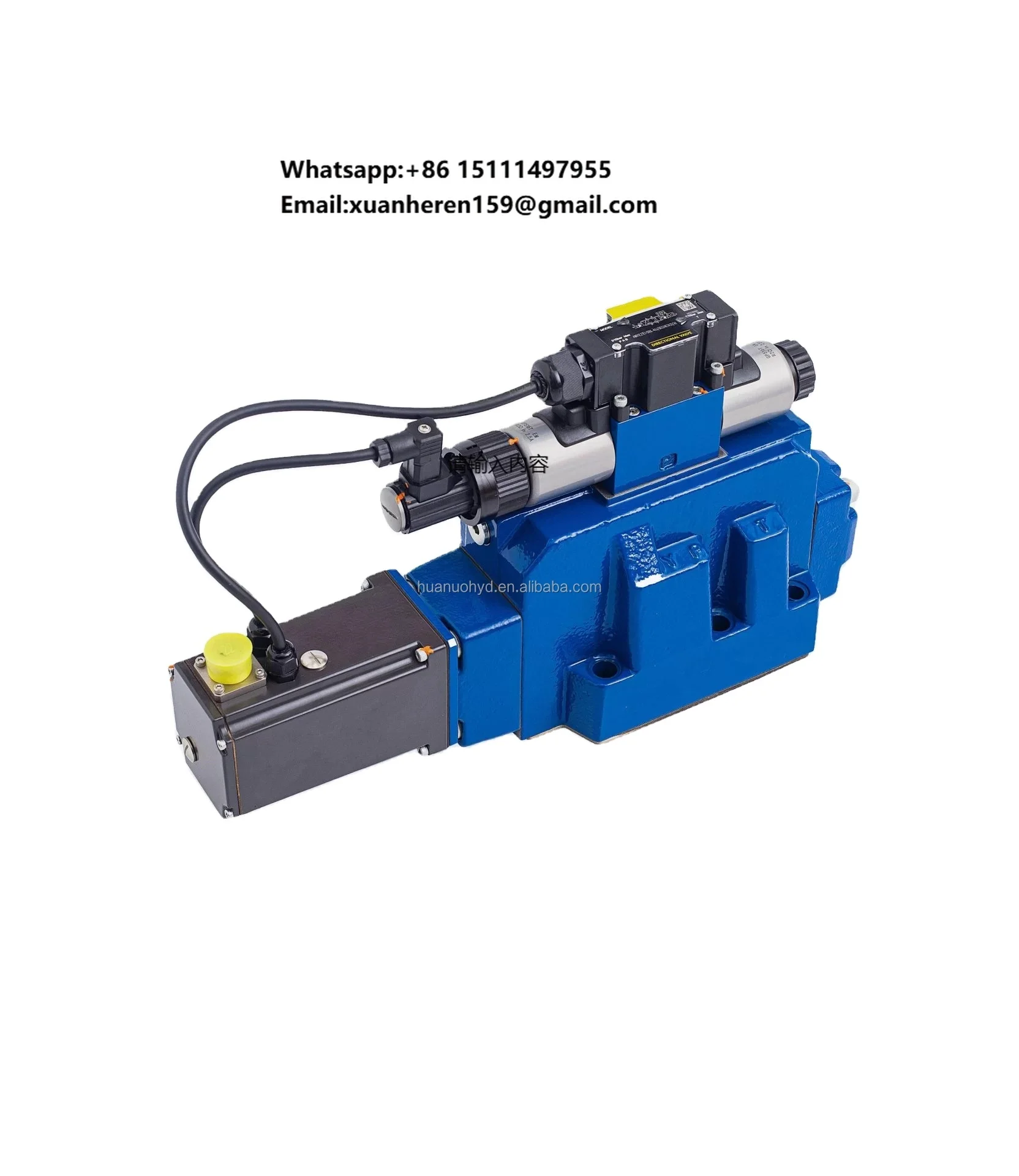 

HUANUO 4WRTE 3-position 4-way High-response Proportional Direct Operated Solenoid Valve OEM 4WREE10 Hydraulic Solenoid Valve