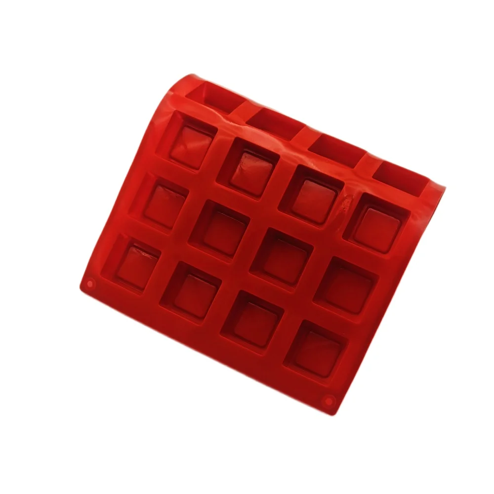 

Hot Selling 28 Hole Silicone Ice Cube Tray Mold Chocolate Candy Jelly Pudding Mold Square Mousse Dessert Cake Decoration Mould