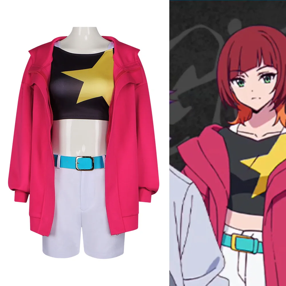 

Digital Monster Rhythm Break Cosplay Costume Same As Character Sakuya Rina Halloween Stage Performance Costume