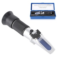 Automotive Antifreeze Refractometers Aluminium Alloy Freezing Point Temperature Tester Device Test Refractometer Car Accessory