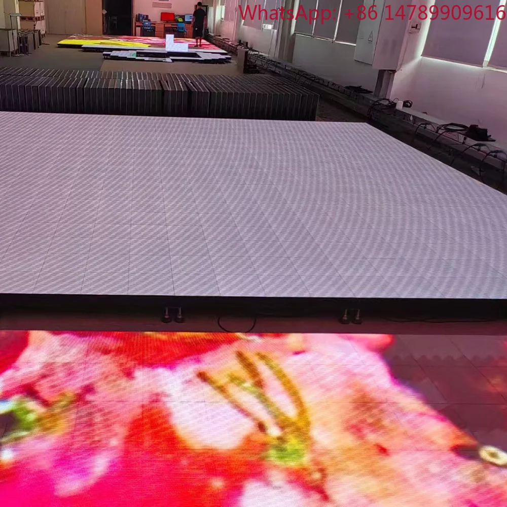 

Human-Screen InteractionKewei Professional LED Floor Panel System P3.91 3.91mm Pixel Pitch Built-In CMS Cloud-Based RDM Event Re