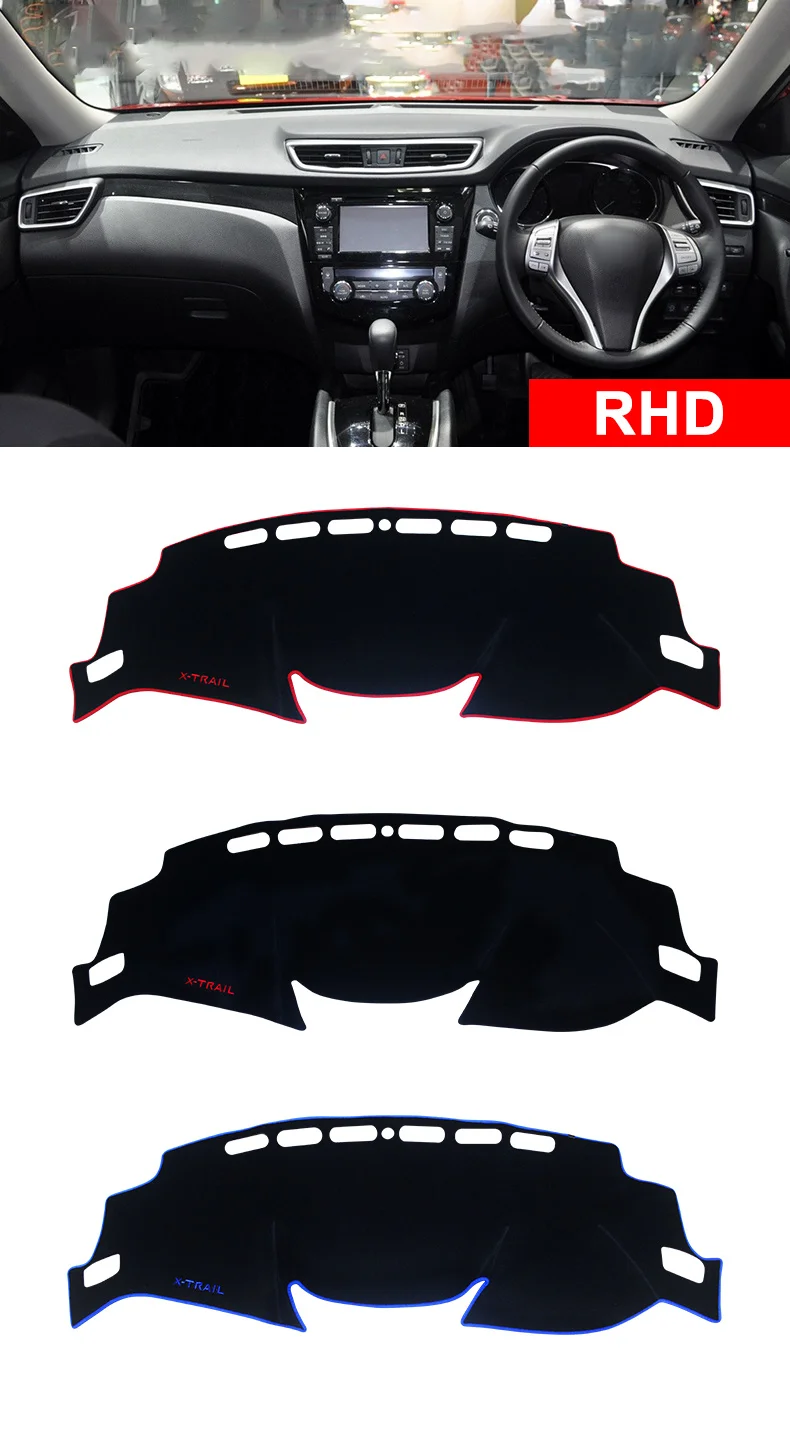 Für Nissan X-Trail X Trail T32 2014-2018 2019 2020 Auto Armaturenbrett-Abdeckung Dashmat Sonnenschutz Instrumententafel-Teppiche Zubehör – Detail 6