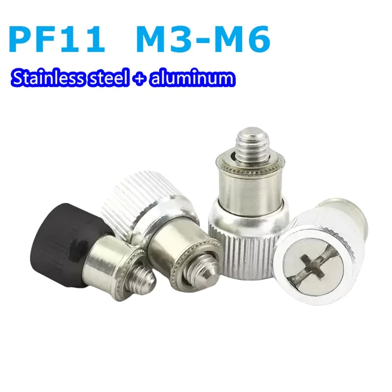 M3/M4/M5/M6 PF11 Cabinet Captive Screw Panel Spring Bolts Combination Bolt 304 Stainless Steel/Aluminum