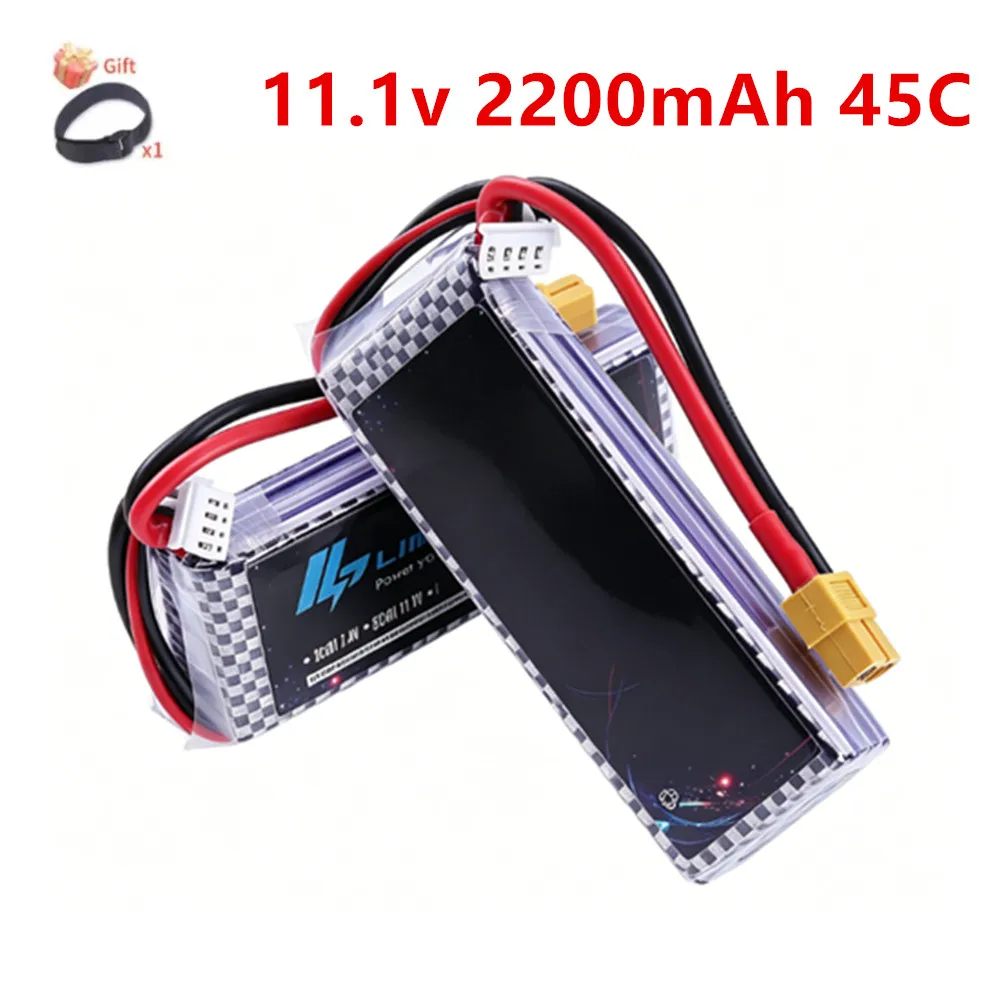 3s 45C 11.1V 2200mah Lipo Battery for RC Car Airplane Boat Quadcopter Spare Parts upgrade 1500mah 11.1v Drones battery 1-3pcs