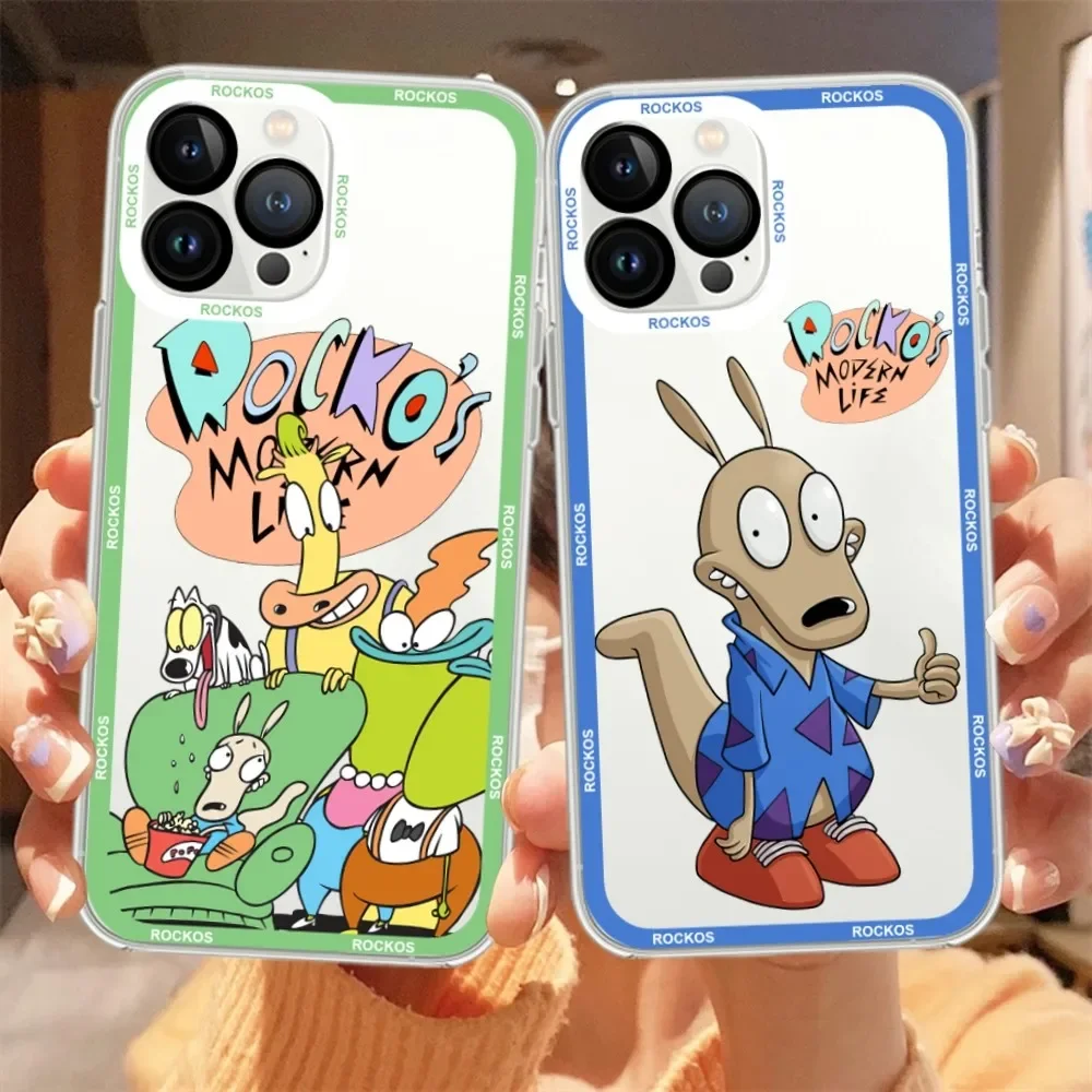 R-Rockos Modern Life Phone Case For iPhone 15 13 14 12 11 Pro Max X XR XS Max