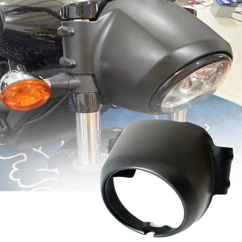 For 2018-2022 Indian Scout Motorcycle Accessories Motorcycle Headlight Bezel Upper Fairing Fit Aluminum alloy