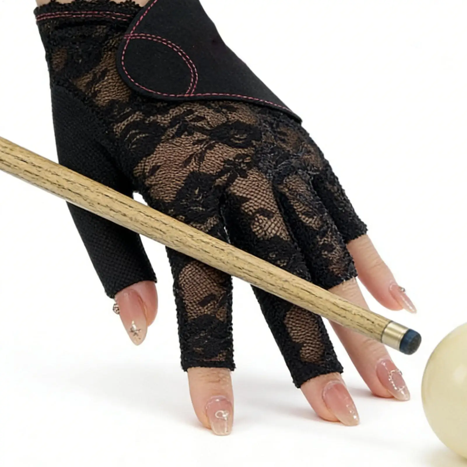 

Pool Cue Glove Womens Lace Billiard Gear Breathable Pool Glove For Home Tournament Outdoor Training Competition Gym Bar Hall