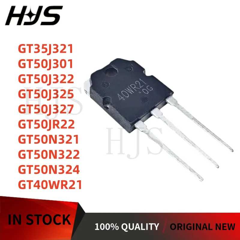 5pcs/LOT New GT50J325 GT40WR21 GT50J327 GT50JR22 GT50N324 GT35J321 GT50N321 GT50N322 TO-3P In Stock