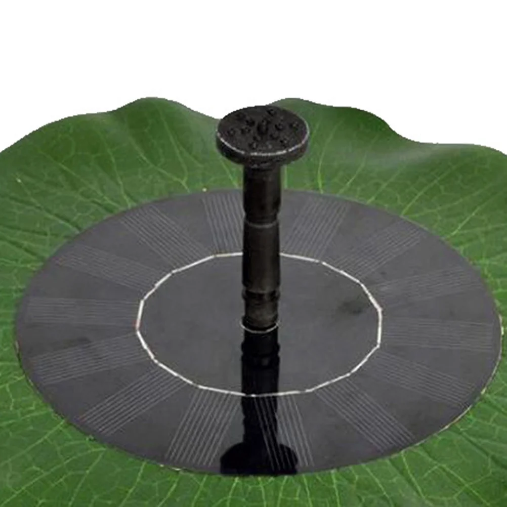 

Floating Solar Fountain Pump Lotus Leaf Design Durable Eva Easy to Use for Garden Pool Decor Solar Fountain Pump