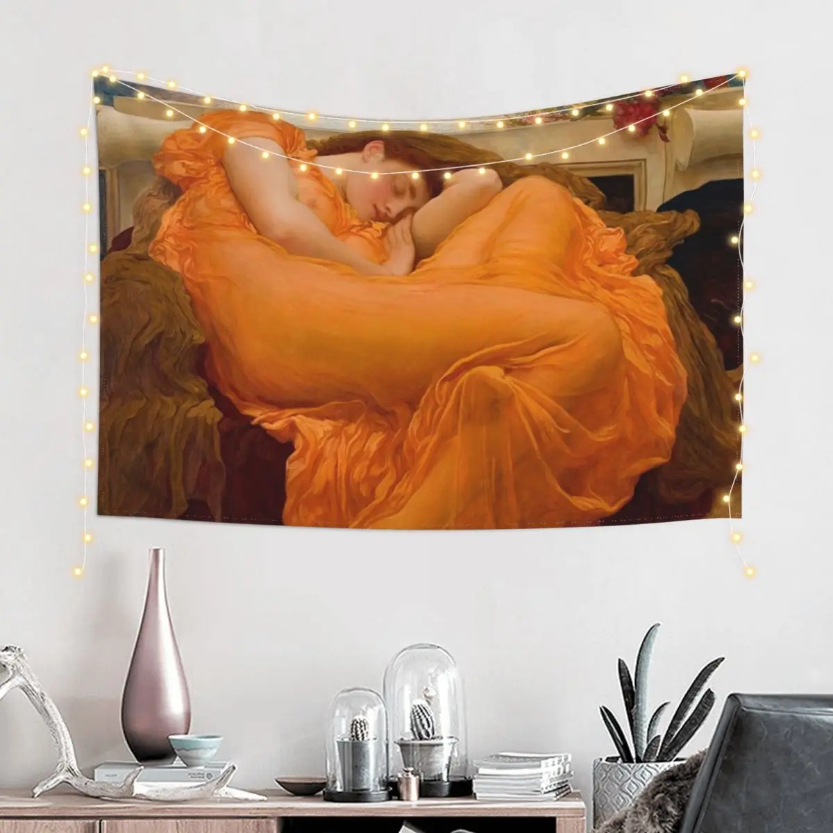 FLAMING JUNE - FREDERIC LEIGHTON Tapestry House Decorations Decoration For Rooms Tapestry