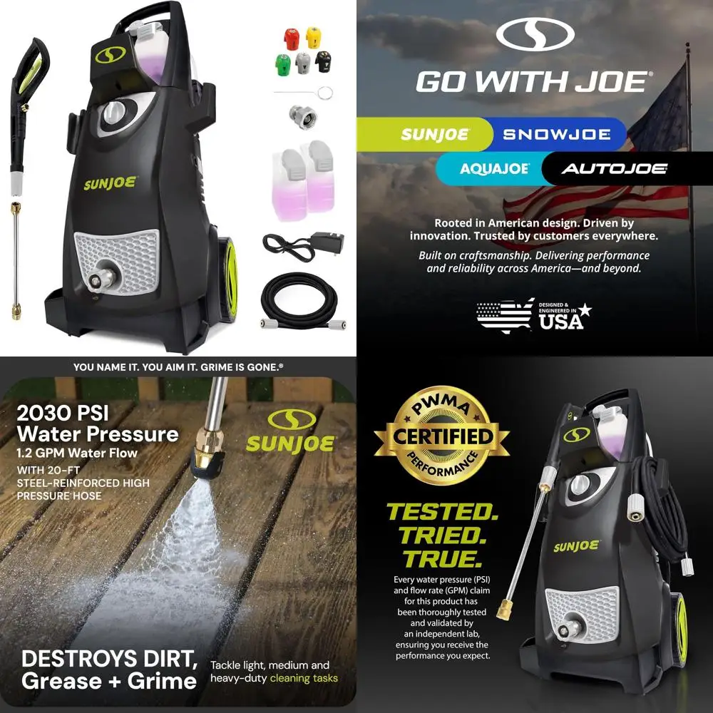 

Высокопроизводительная мойка высокого давления 2500 PSI для наружной очистки с двумя баками для моющего средства