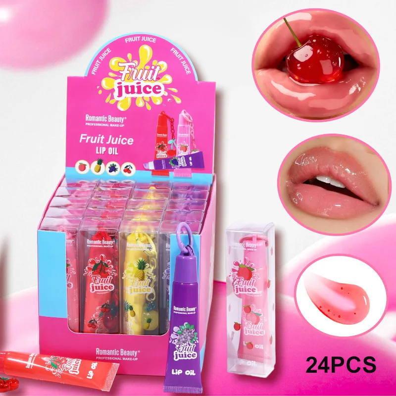 フルーツリップオイル 女性用保湿リップグロス 鎮静リップ保湿オイル グロス保湿リップバーム