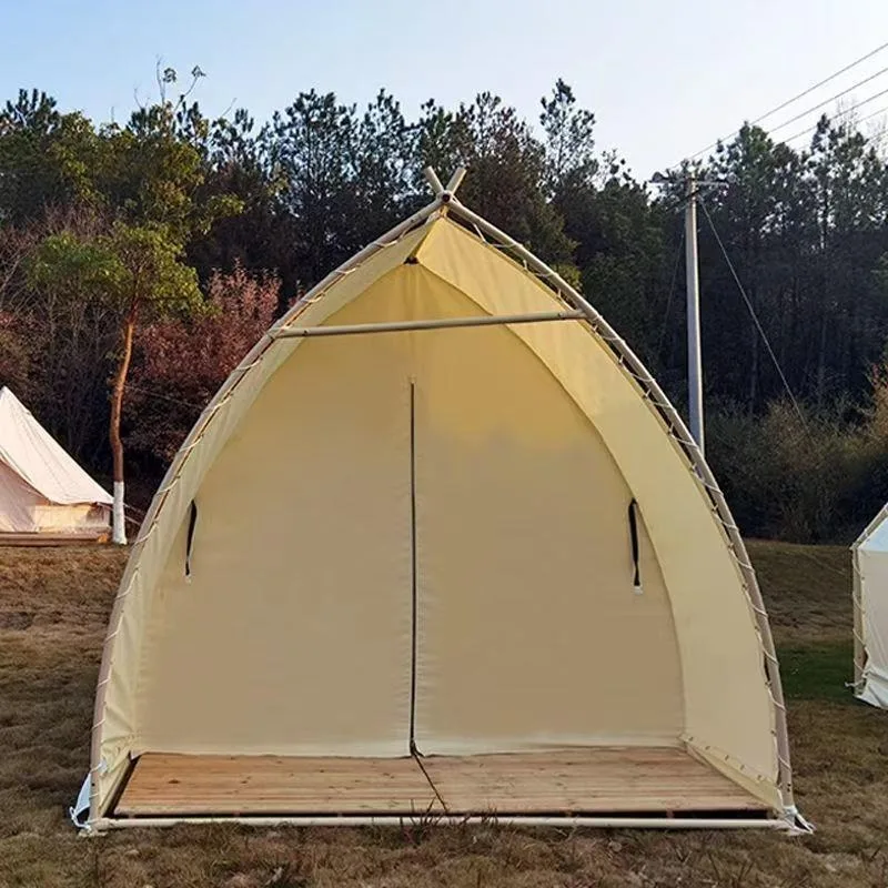 Scenic B & B Rainproof Restaurant Rooftop Catering Steel Rack BBQ Hot Pot Tent