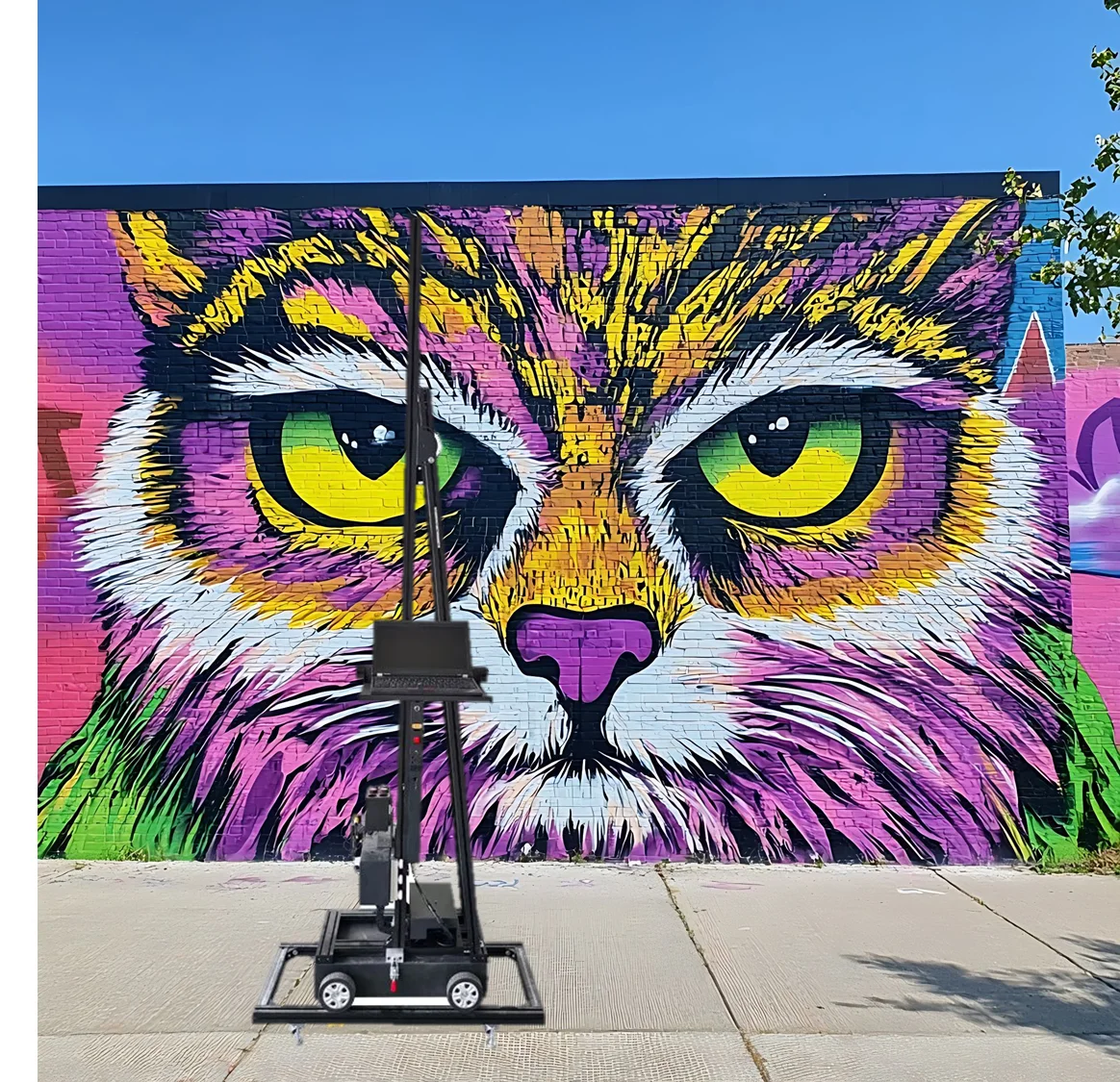 Professional Environmentally Friendly Inkjet Wall Art Printer for Home Decor New Condition for Flex Material Painting