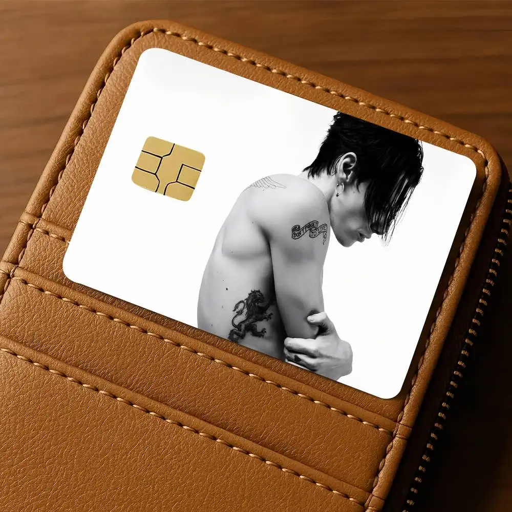Singer YUNGBLUD Ldols Card Stickers Waterproof Film Skin Cover 4PCS Credit Card Stickers Debit Front Decoration Commuter Pass