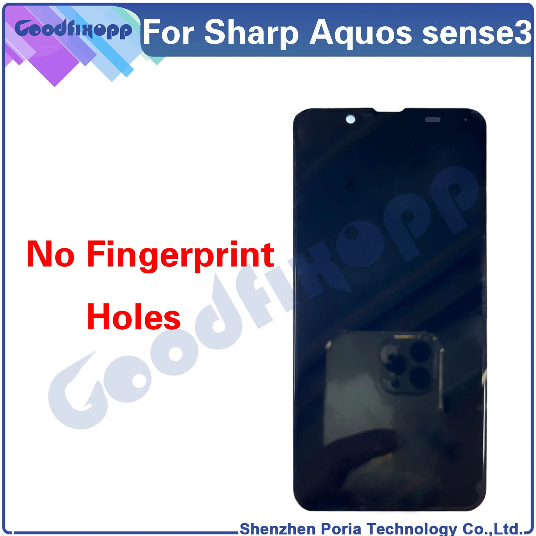 For Sharp Aquos Sense3 Sense 3 LCD Display Touch Screen Digitizer Assembly Repair Parts Replacement